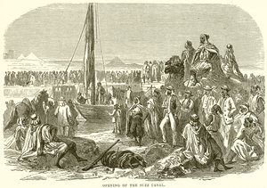 Åbning af Suez-kanalen af English School