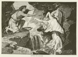 Orpheus og Eurydice (gravering) af English School