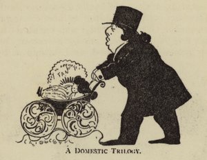 Oscar Wilde, irsk dramatiker og digter (litho) af English School