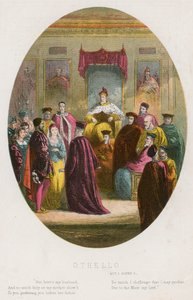 Othello, 1. akt. scene iii af English School