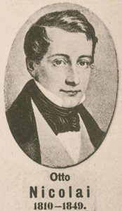 Otto Nicolai (gravure) af English School