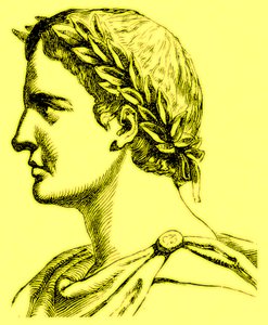 Ovidius Naso, illustration fra The Illustrated History of the World, udgivet ca. 1880 (digitalt forbedret billede) af English School