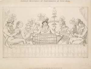 Padean Minstrels i optræden i Vauxhall Gardens, London af English School