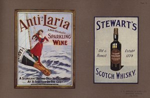 Seite aus Jordans Emaille-Schildern