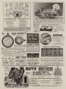 Annonceside (gravering) af English School