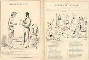 Sider fra The Delhi Sketchbook af English School
