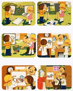 Maler en and af English School