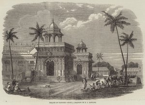 Palace of Tanjore (gravering) af English School
