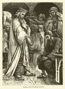 Lignelse om bryllupstøjet (gravering) af English School