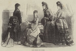 Paris Fashions til oktober (gravering) af English School
