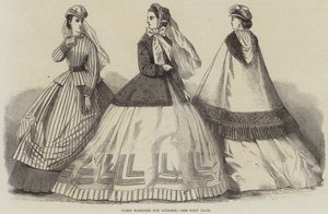 Pariser Mode für Oktober (Gravur)