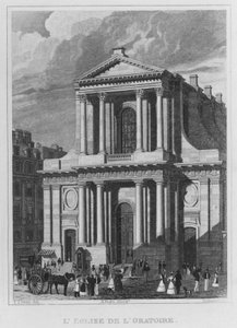 Paris, Oratoriets Kirke (gravering) af English School