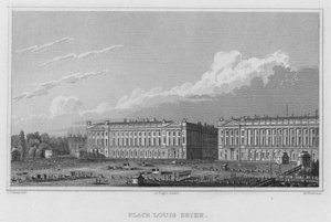 Paris, Place Louis Seize (gravering) af English School