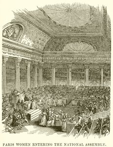 Paris-kvinder indtræder i nationalforsamlingen af English School
