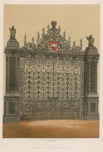Park Gates af Mrs Barnard Bishop og Barnard, Norwich af English School