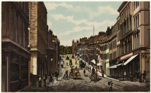 Park Street, Bristol (farve litho) af English School