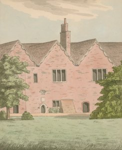 En del af Bishops Palace i Fulham, London af English School