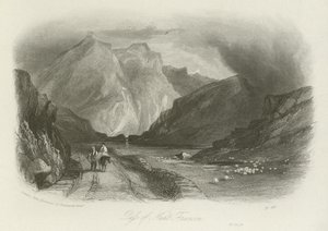 Pass of Nant Ffrancon, North Wales af English School