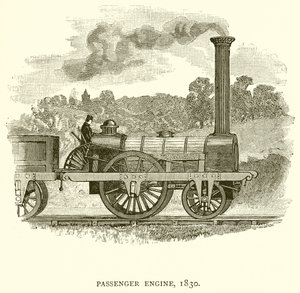 Passagermotor, 1830 af English School