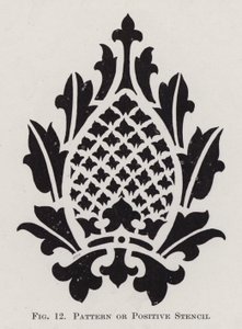Mønster eller positiv stencil (litho) af English School