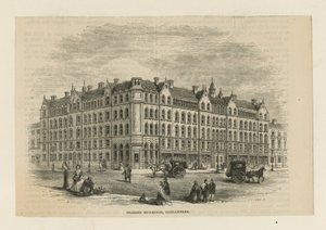 Peabody-bygninger i Spitalfields af English School