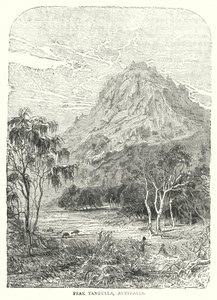 Peak Tangulla, Australien (gravering) af English School