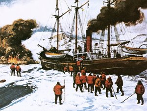 Pearys ekspedition til Nordpolen af English School