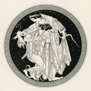 Peleus og Thetis (kobberstik) af English School