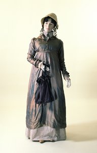 Pelisse, 1815 (blød twilled silke) af English School