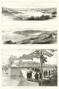 Pembroke Dock, Milford Haven (gravering) af English School