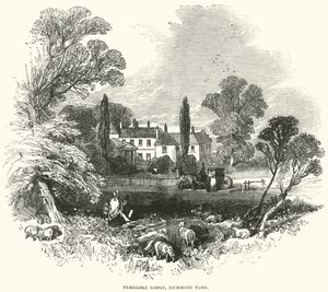 Pembroke Lodge, Richmond Park (gravering) af English School