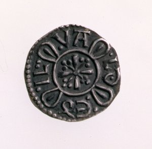 Penny of Offa, King of Mercia, 757-96 (bagside) (sølv) (for forside se 168071)
