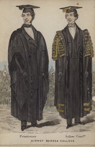 Pensionist, Fellow Commoner, Sidney Sussex College af English School