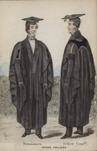 Pensionister, Fellow Commoner, Jesus College af English School