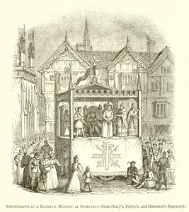 Opførelse af et dramatisk mysterium i Coventry af English School