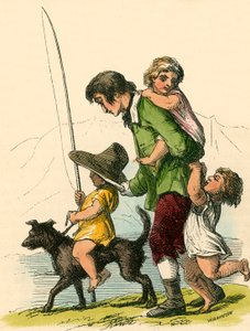 Peter leger med børnene af English School
