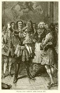 Peter den Store og Ludvig XV af English School