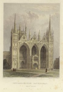 Peterborough katedral af English School