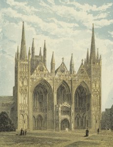 Peterborough Cathedral, West Front af English School