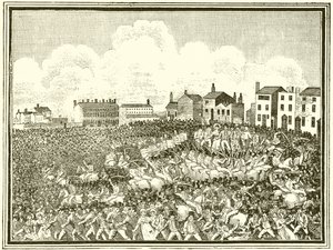 Peterloo massakren af English School