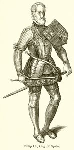 Filip II, konge af Spanien af English School