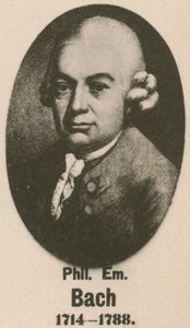 Philipp Emanuel Bach (gravering) af English School