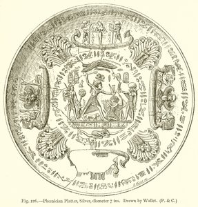 Fønisk fad, sølv, diameter 7 tommer af English School