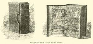 Fotografier af John Becks Bibel af English School