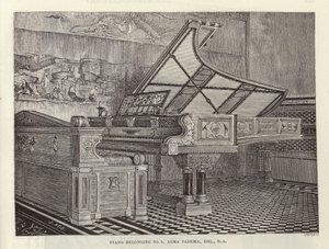 Klaver tilhørende Lawrence Alma-Tadema af English School