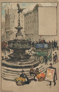 Piccadilly Circus, London af English School