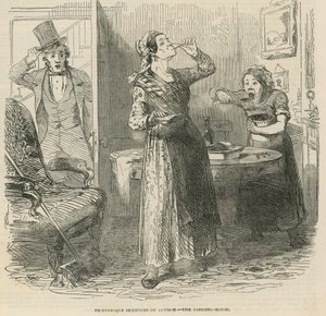 Maleriske skitser af London - logihuset af English School