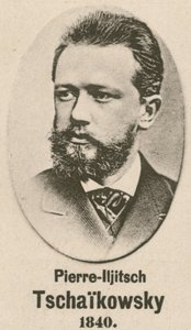 Pierre-Ilyich Tchaikovsky (gravering) af English School