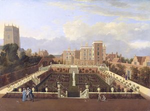 Pierrepont House, Nottingham, ca. 1708-13 af English School