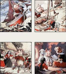 Gris og lam sejler af English School